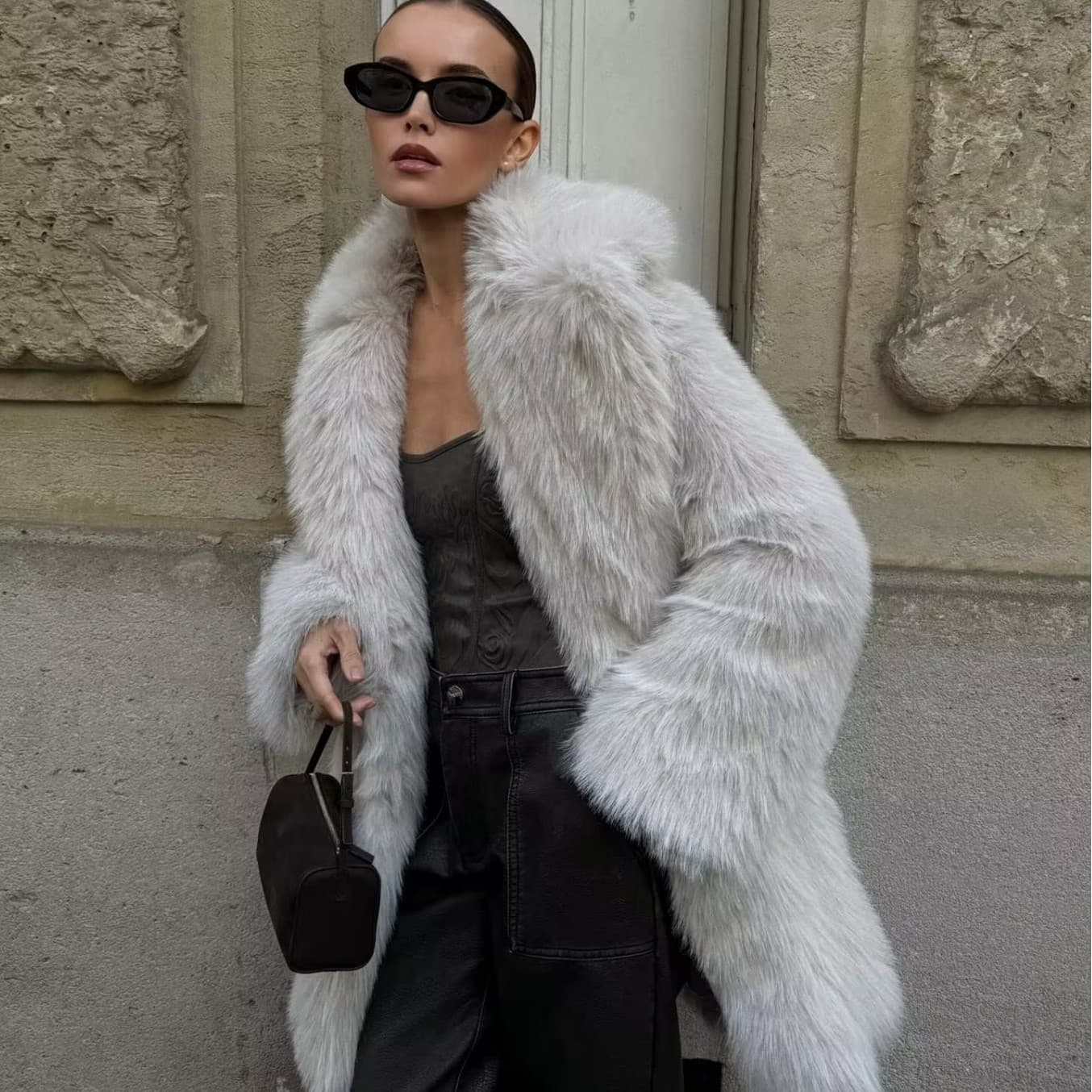 The Orlova faux fur coat
